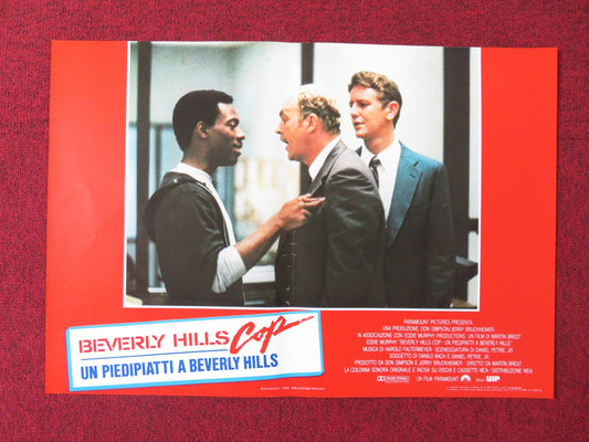 BEVERLY HILLS COP - G ITALIAN FOTOBUSTA POSTER EDDIE MURPHY JUDGE REINHOLD 1985 Rendezvous Cinema Movie posters