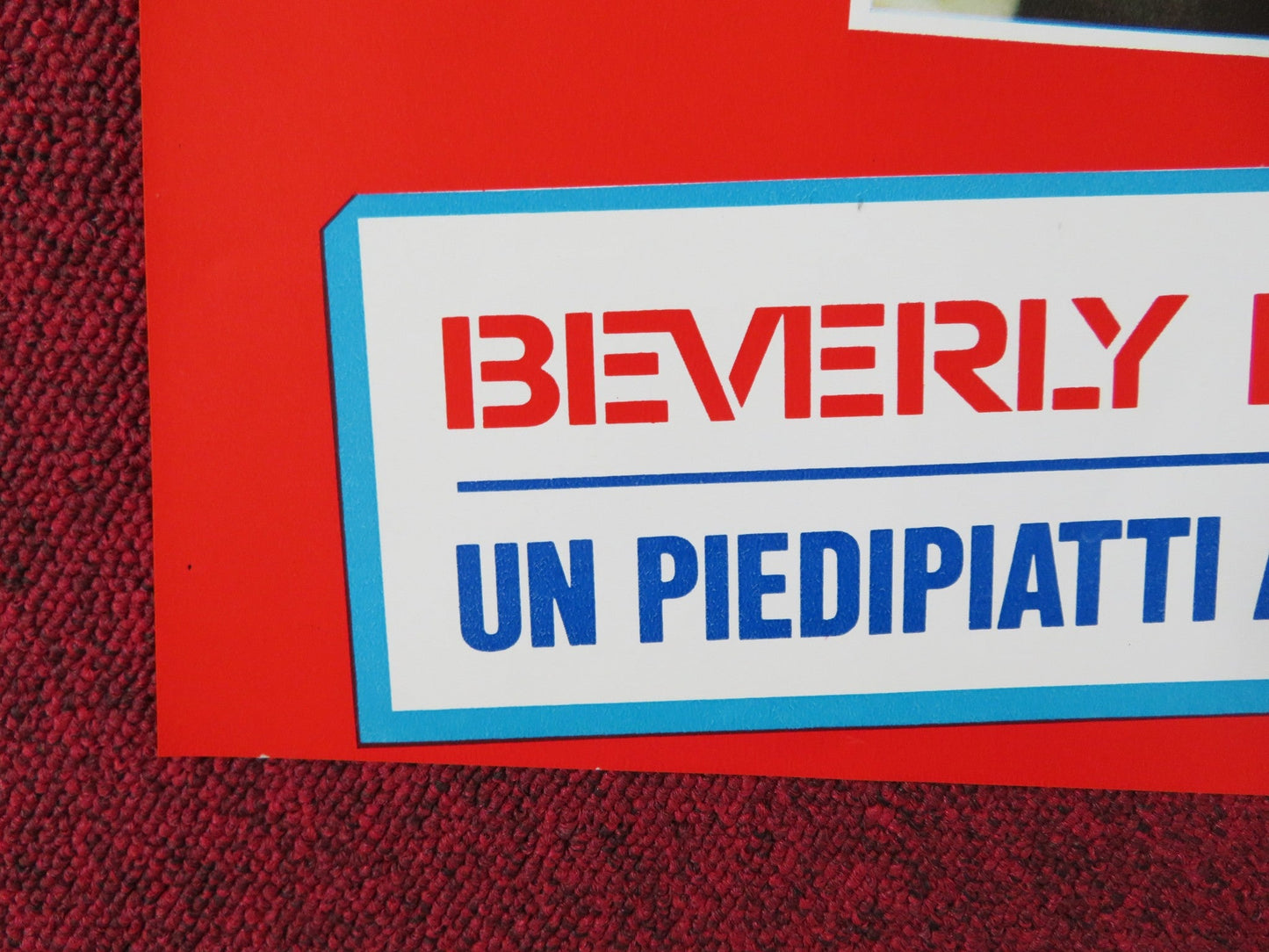 BEVERLY HILLS COP - G ITALIAN FOTOBUSTA POSTER EDDIE MURPHY JUDGE REINHOLD 1985 Rendezvous Cinema Movie posters