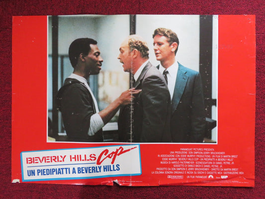 BEVERLY HILLS COP ITALIAN FOTOBUSTA POSTER EDDIE MURPHY JUDGE REINHOLD 1984 Rendezvous Cinema Movie posters