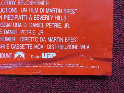 BEVERLY HILLS COP ITALIAN FOTOBUSTA POSTER EDDIE MURPHY JUDGE REINHOLD 1984 Rendezvous Cinema Movie posters