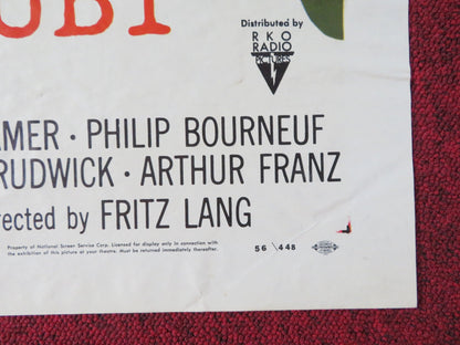 BEYOND A REASONABLE DOUBT FOLDED US ONE SHEET POSTER DANA ANDREWS 1956 Rendezvous Cinema Movie posters