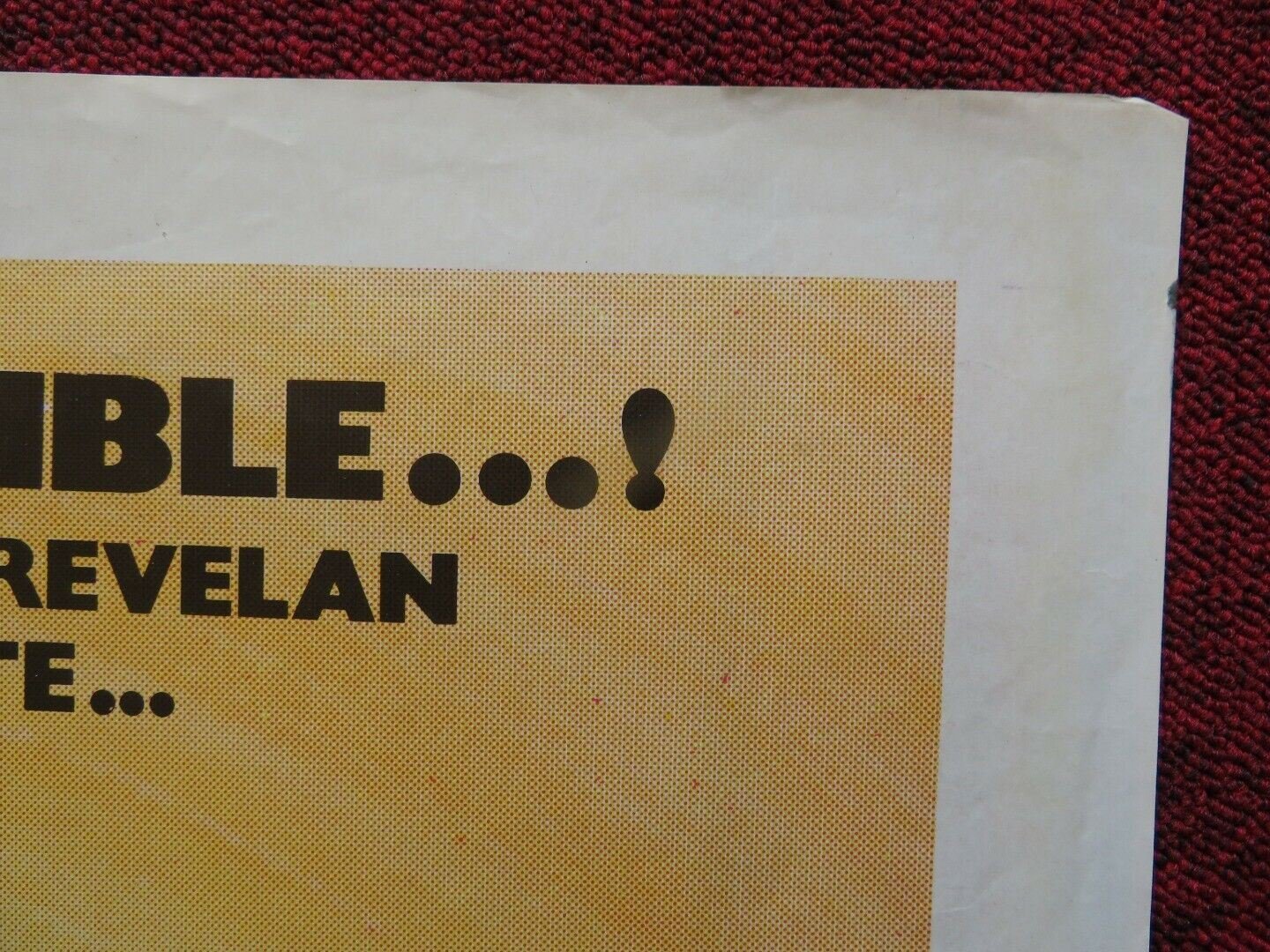 BEYOND AND BACK MEXICO ONE SHEET FOLDED POSTER BRAD CRANDAL VERN ADIX 1978 - Rendezvous Cinema