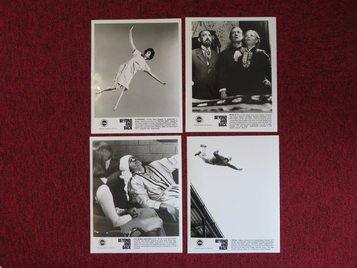 BEYOND AND BACK PRESSKIT + PHOTOS SUNN CLASSIC PICTURES INC. BRAD CRANDALL 1978 Rendezvous Cinema Movie posters