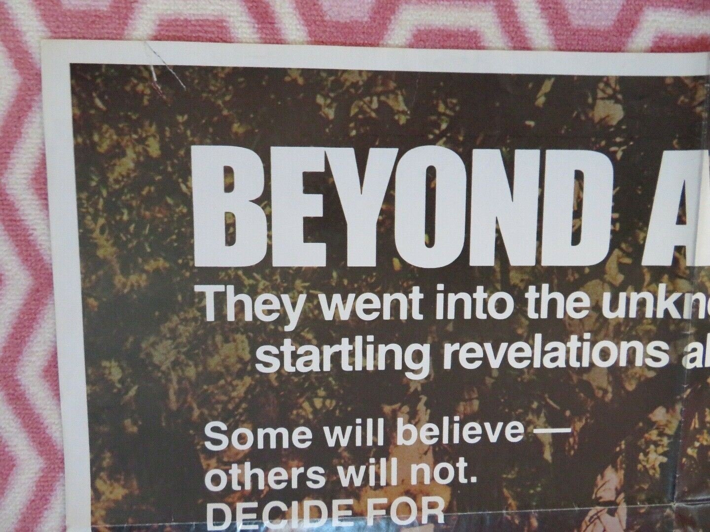 BEYOND AND BACK US ONE SHEET POSTER RALPH WILKERSON JAMES L.CONWAY Movie posters