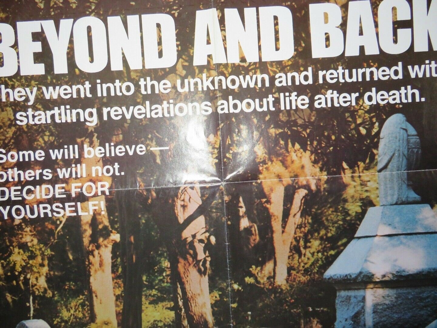 BEYOND AND BACK US ONE SHEET POSTER RALPH WILKERSON JAMES L.CONWAY Movie posters