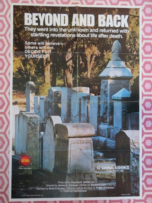 BEYOND AND BACK US ONE SHEET POSTER RALPH WILKERSON JAMES L.CONWAY Movie posters