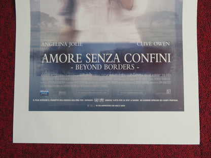 BEYOND BORDERS ITALIAN LOCANDINA POSTER ANGELINA JOLIE CLIVE OWEN 2003 Rendezvous Cinema Movie posters