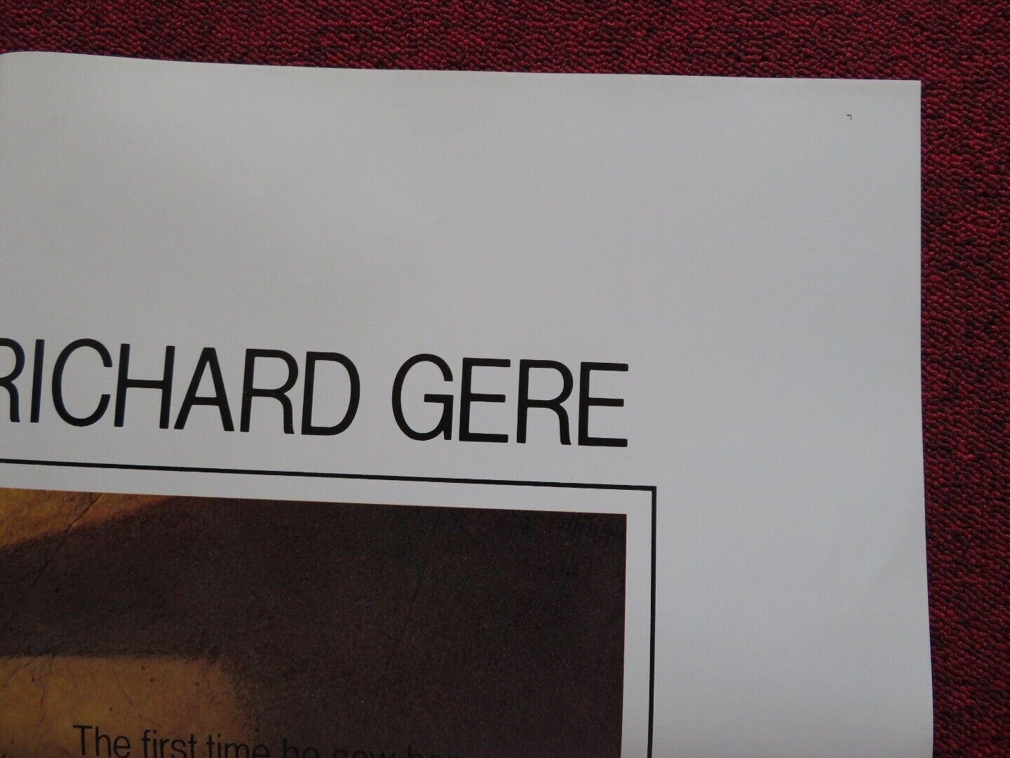 BEYOND THE LIMIT FOLDED US ONE SHEET POSTER MICHAEL CAINE RICHARD GERE 1983 Movie posters