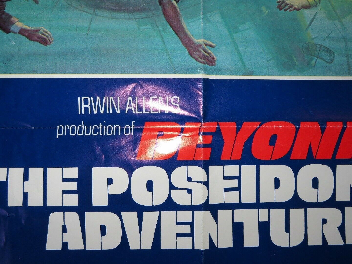 BEYOND THE POSEIDON ADVENTURE FOLDED US ONE SHEET POSTER MICHAEL CAINE 1979 Movie posters