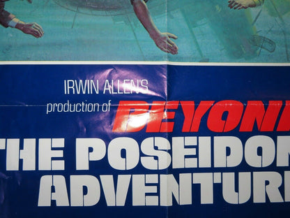 BEYOND THE POSEIDON ADVENTURE FOLDED US ONE SHEET POSTER MICHAEL CAINE 1979 Movie posters