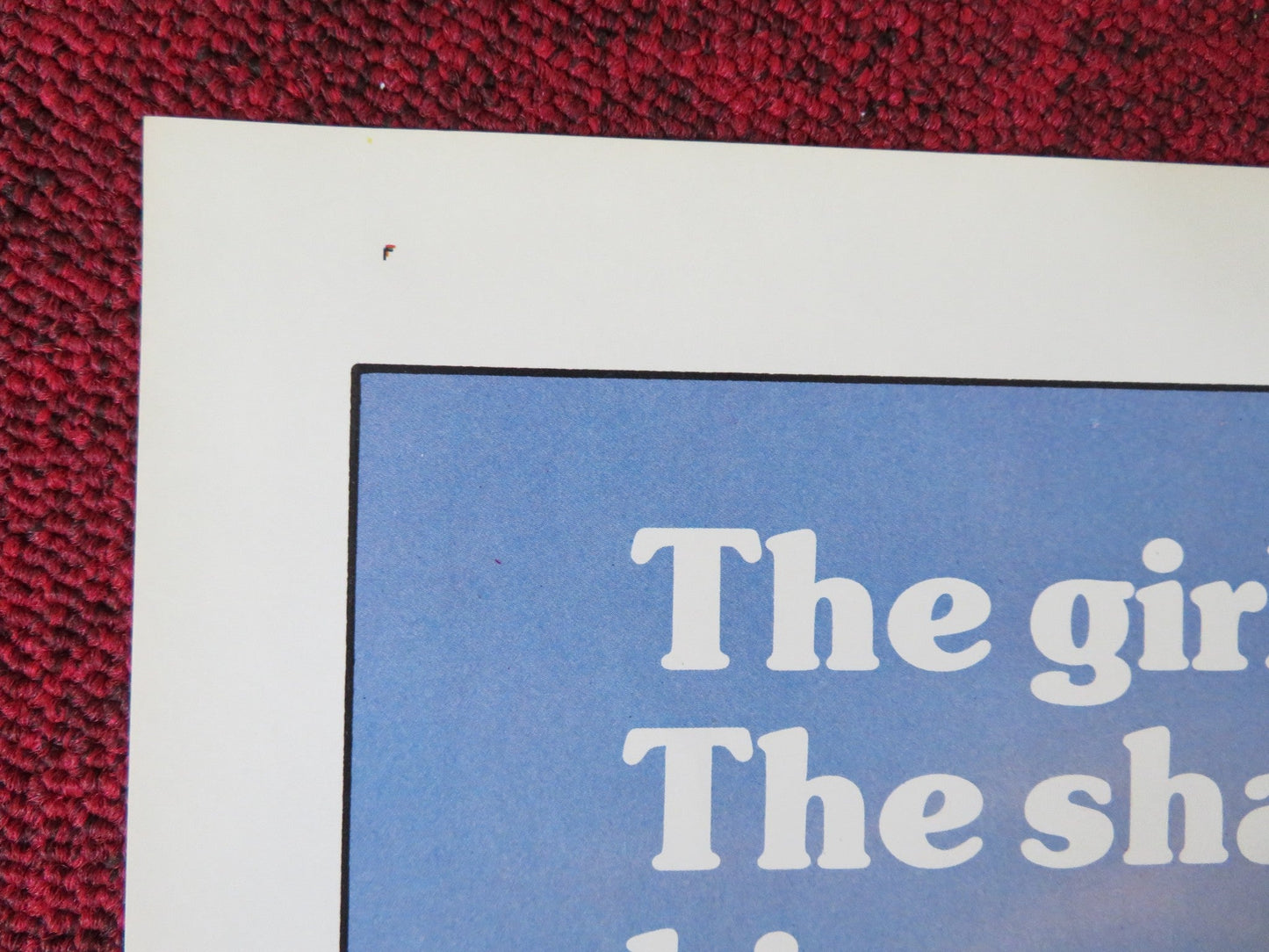 BEYOND THE REEF FOLDED US ONE SHEET POSTER DAYTON KA'NE MAREN JENSON 1980 Rendezvous Cinema Movie posters