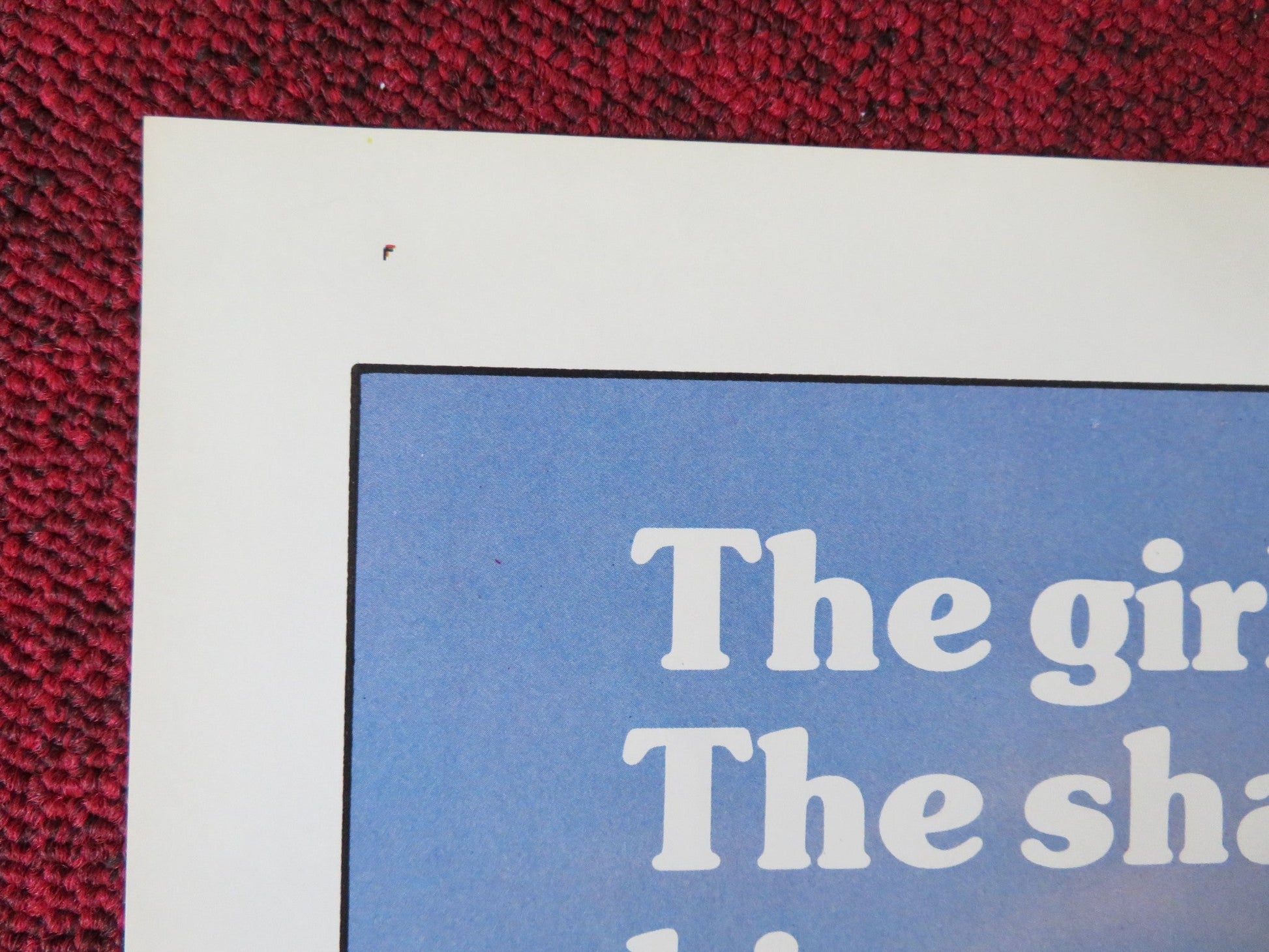 BEYOND THE REEF FOLDED US ONE SHEET POSTER DAYTON KA'NE MAREN JENSON 1980 Rendezvous Cinema Movie posters