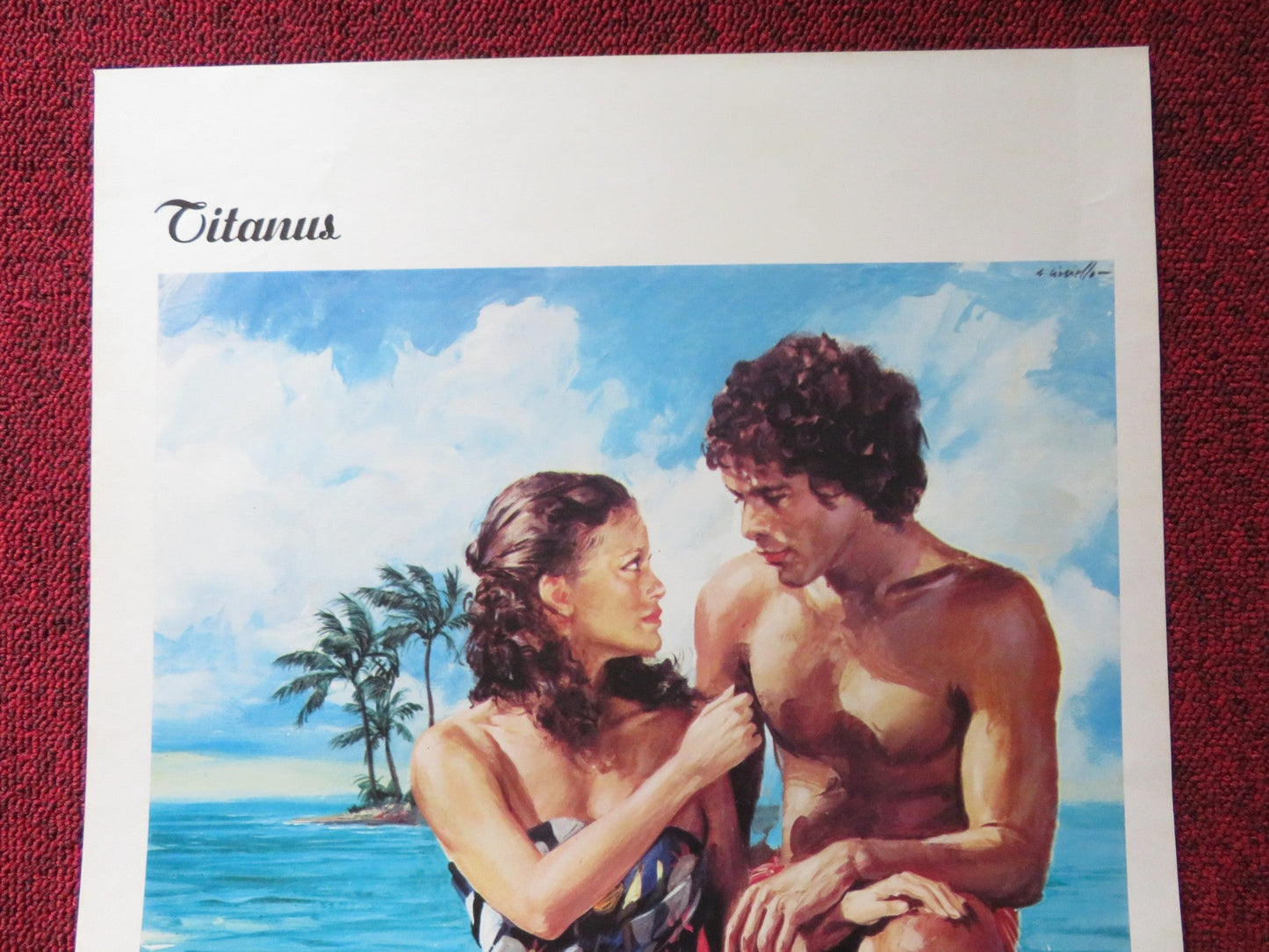 BEYOND THE REEF ITALIAN LOCANDINA POSTER DAYTON KA'NE MAREN JENSEN 1979 Rendezvous Cinema Movie posters