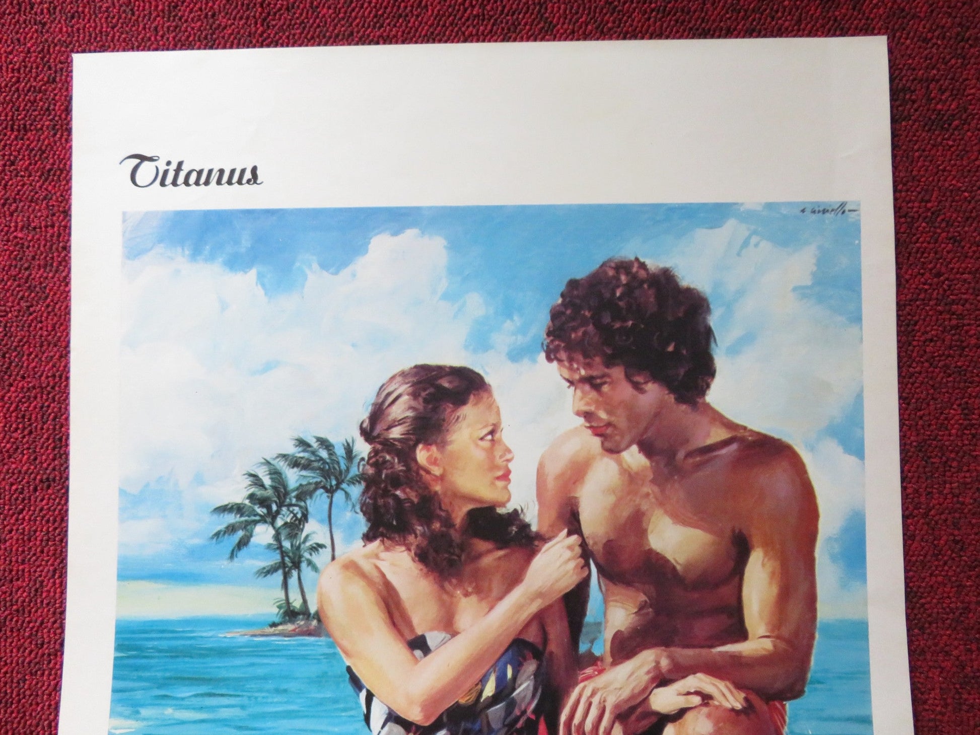 BEYOND THE REEF ITALIAN LOCANDINA POSTER DAYTON KA'NE MAREN JENSEN 1979 Rendezvous Cinema Movie posters