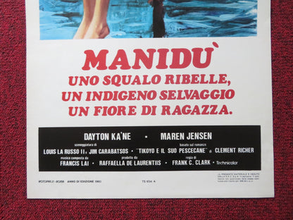 BEYOND THE REEF ITALIAN LOCANDINA POSTER DAYTON KA'NE MAREN JENSEN 1979 Rendezvous Cinema Movie posters