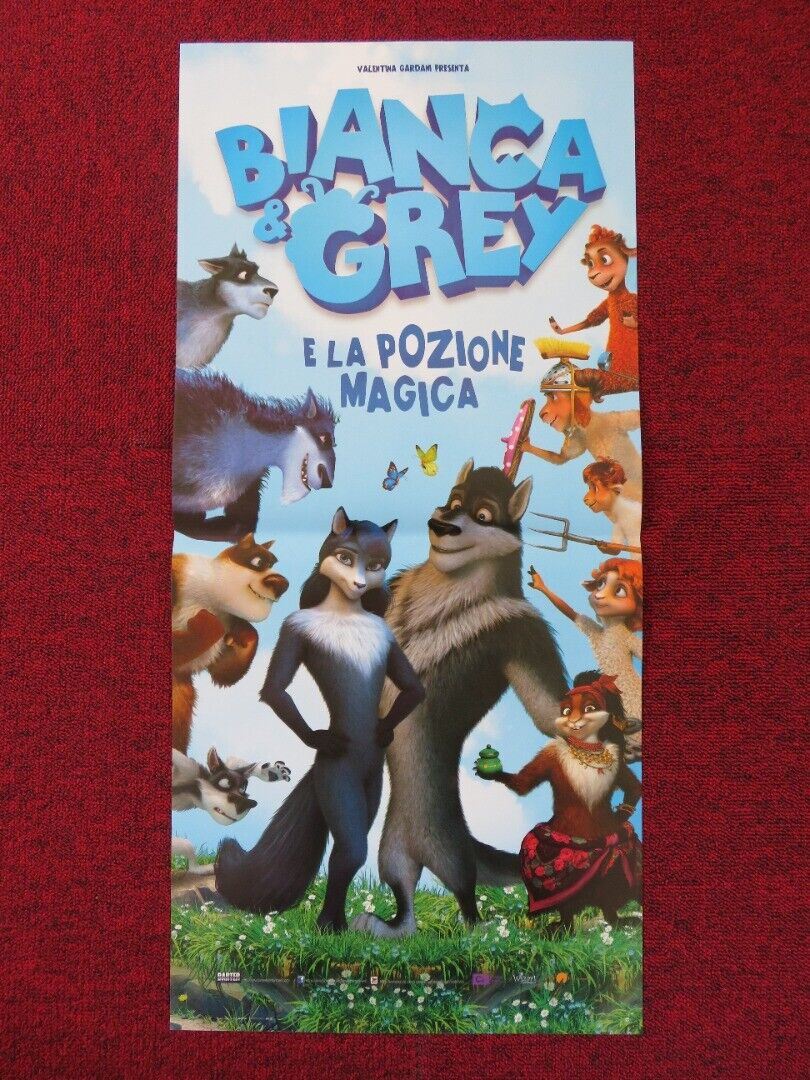 BIANCA AND GREY E LA POZIONE MAGICA ITALIAN LOCANDINA (26.5"x12.5") POSTER 2016 Rendezvous Cinema Movie posters