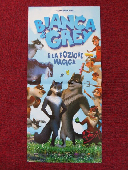 BIANCA AND GREY E LA POZIONE MAGICA ITALIAN LOCANDINA (26.5"x12.5") POSTER 2016 Rendezvous Cinema Movie posters