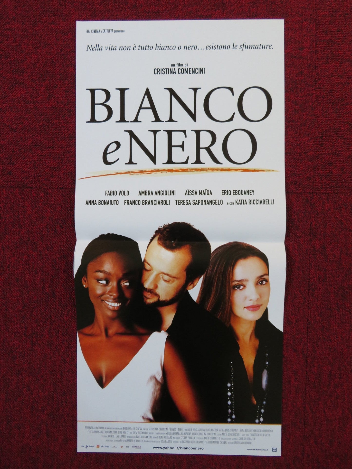 BIANCO E NERO ITALIAN LOCANDINA POSTER FABIO VOLO AMBRA ANGIOLINI 2008 Rendezvous Cinema Movie posters