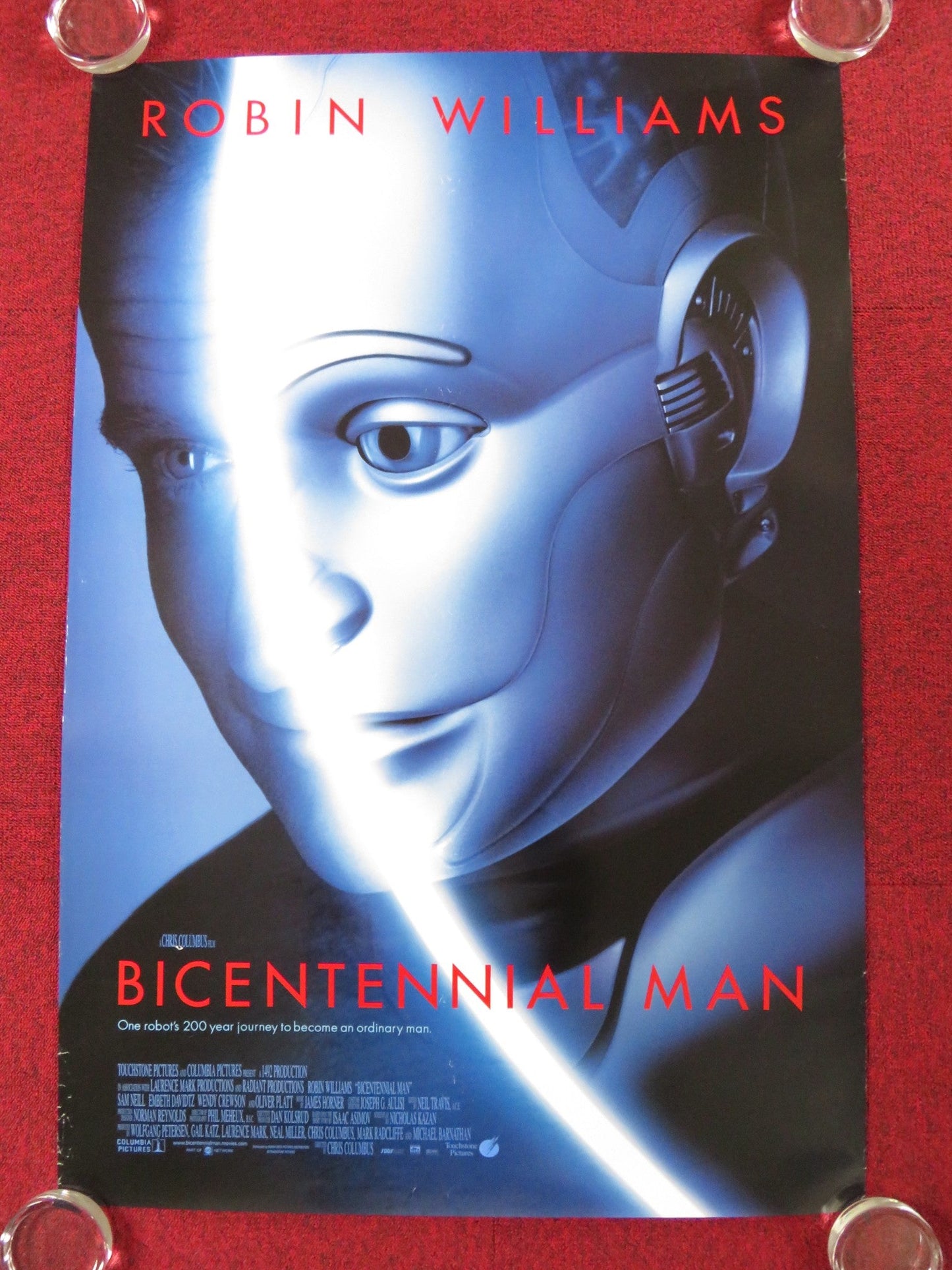 BICENTENNIAL MAN US ONE SHEET ROLLED POSTER ROBIN WILLIAMS SAM NEILL 1999 Rendezvous Cinema Movie posters