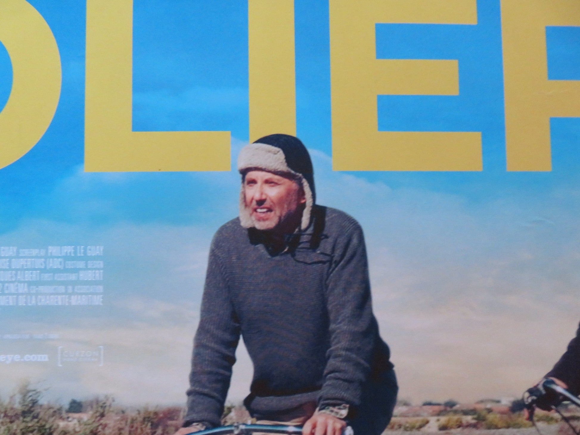 BICYCLING WITH MOLIERE UK QUAD (30"x 40") ROLLED POSTER FABRICE LUCHINI 2013 Rendezvous Cinema Movie posters