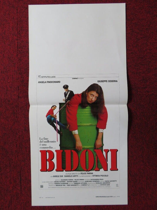 BIDONI ITALIAN LOCANDINA (27.5"x13") POSTER ANGLA FINOCCHIARO 1995 - Rendezvous Cinema