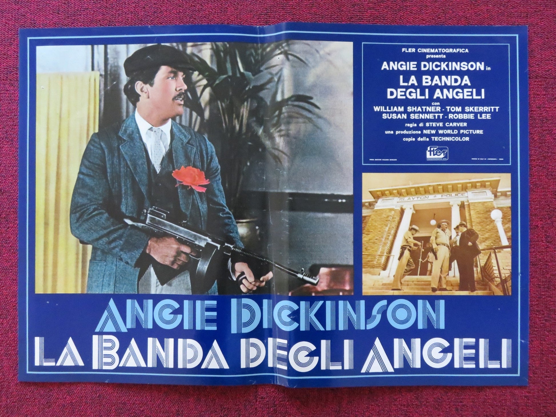 BIG BAD MAMA - C ITALIAN FOTOBUSTA POSTER ANGIE DICKINSON WILLIAM SHATNER 1974 Rendezvous Cinema Movie posters