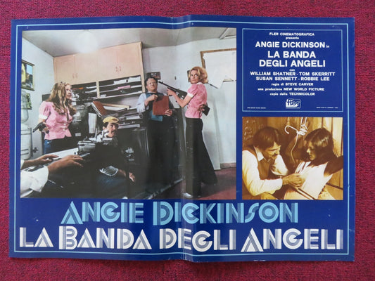 BIG BAD MAMA - D ITALIAN FOTOBUSTA POSTER ANGIE DICKINSON WILLIAM SHATNER 1974 Rendezvous Cinema Movie posters