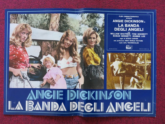 BIG BAD MAMA - F ITALIAN FOTOBUSTA POSTER ANGIE DICKINSON WILLIAM SHATNER 1974 Rendezvous Cinema Movie posters