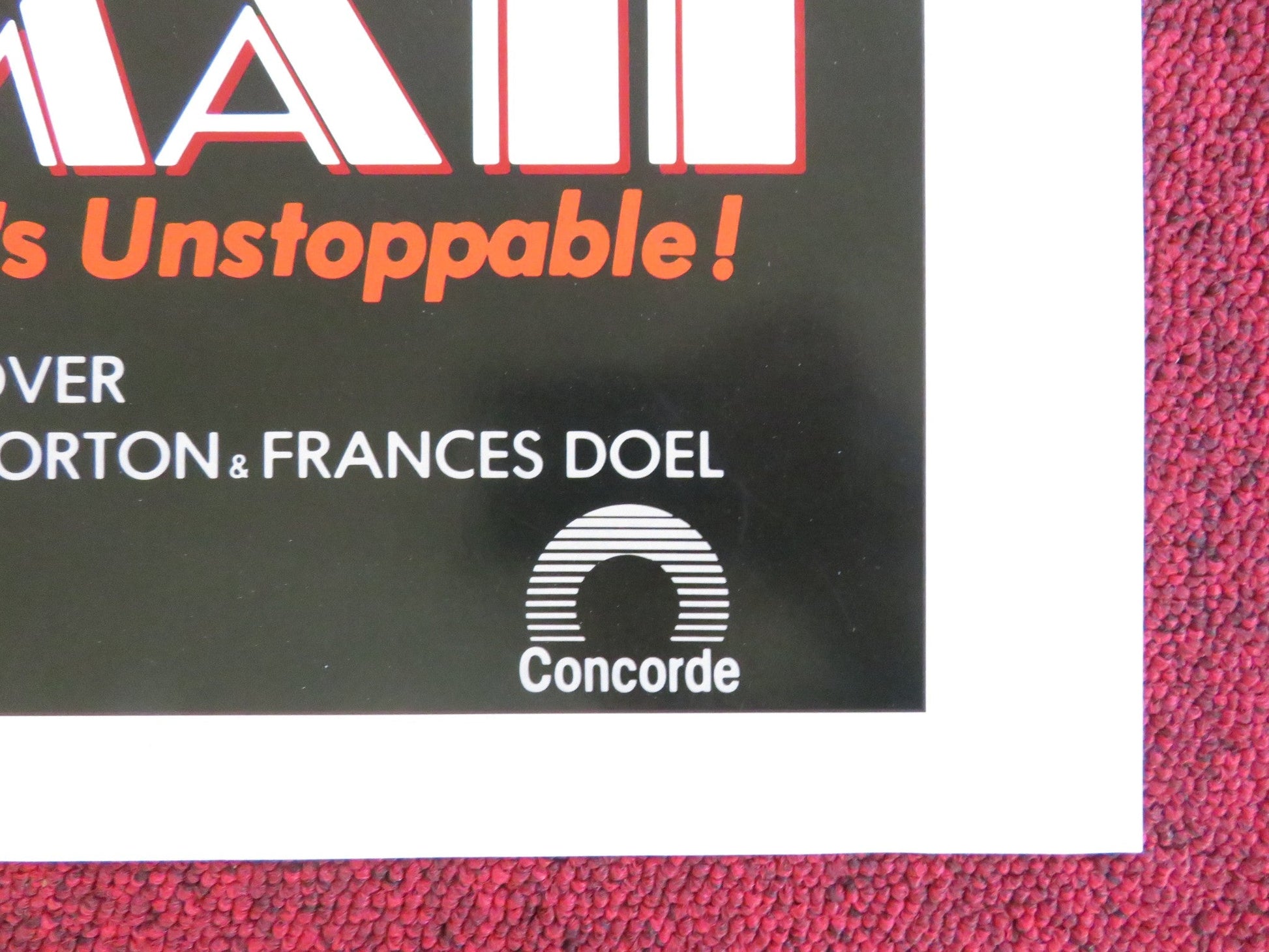 BIG BAD MAMA II FOLDED US ONE SHEET POSTER ANGIE DICKINSON ROBERT CULP 1987 Rendezvous Cinema Movie posters