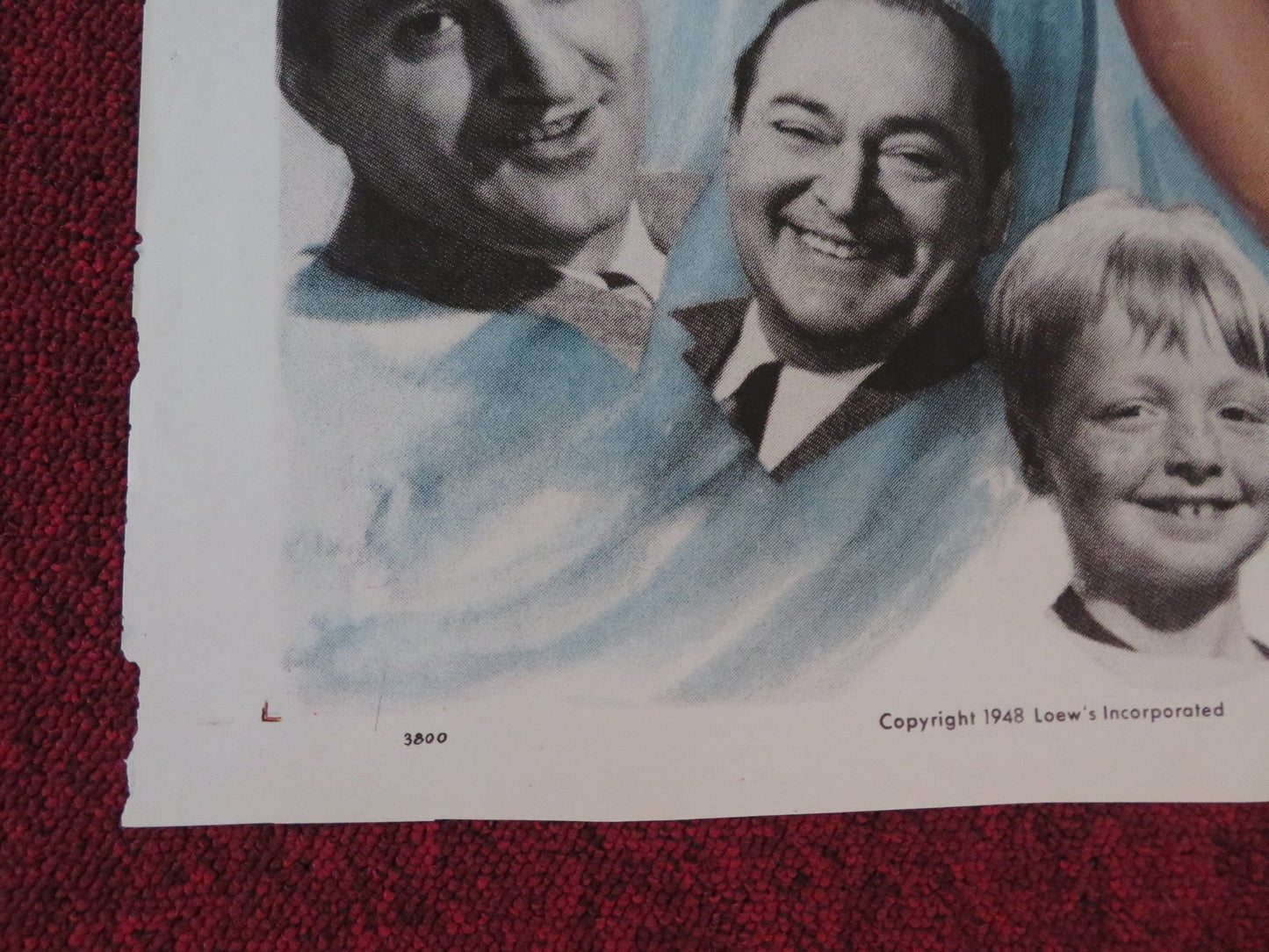 BIG CITY FOLDED US ONE SHEET POSTER MARGARET O'BRIEN ROBERT PRESTON 1948 Rendezvous Cinema Movie posters