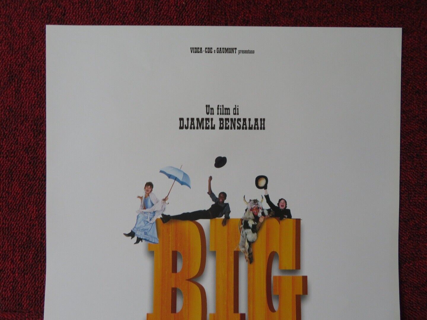 BIG CITY ITALIAN LOCANDINA (26.5"x12.5") POSTER DJAMEL BENSALAH 2007 Movie posters