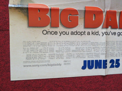 BIG DADDY FOLDED US ONE SHEET POSTER ADAM SANDLER JOEY LAUREN 1999 Movie posters