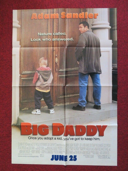BIG DADDY FOLDED US ONE SHEET POSTER ADAM SANDLER JOEY LAUREN 1999 Movie posters