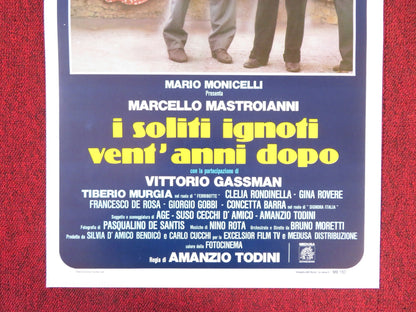 BIG DEAL AFTER 20 YEARS ITALIAN LOCANDINA POSTER MARCELLO MASTROIANNI 1985 Rendezvous Cinema Movie posters