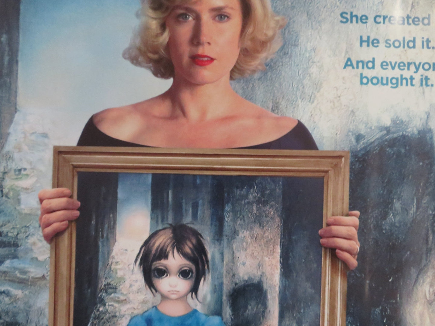 BIG EYES UK QUAD (30"x 40") ROLLED POSTER AMY ADAMS CHRISTOPH WALTZ 2014 Rendezvous Cinema Movie posters