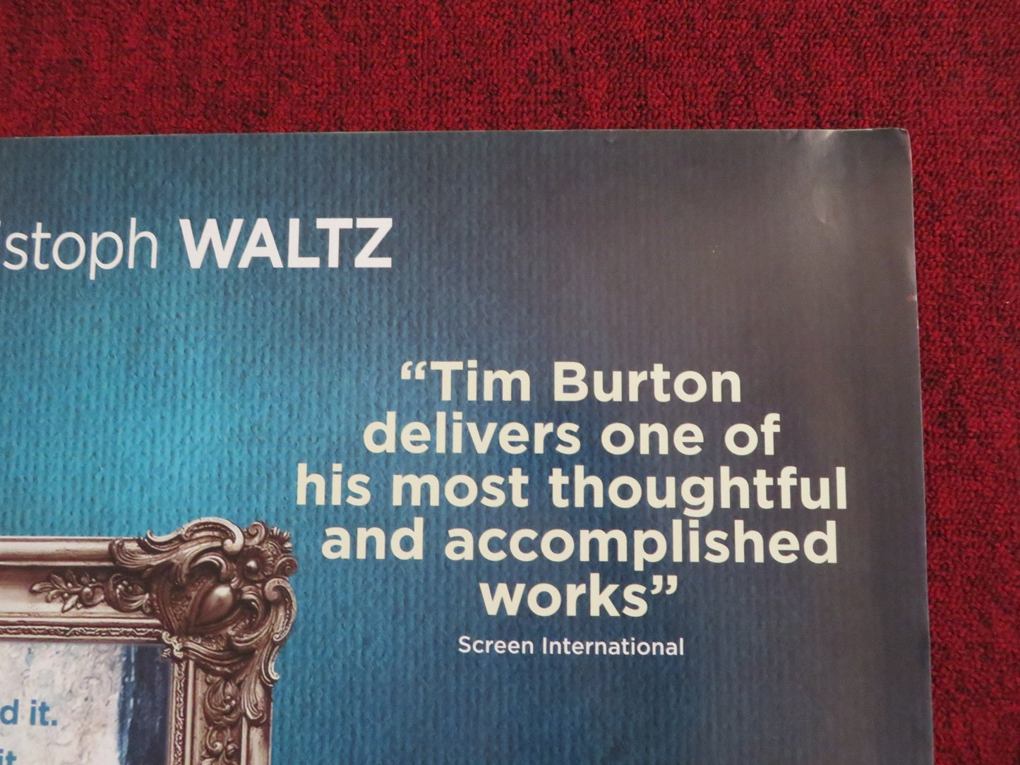 BIG EYES UK QUAD (30"x 40") ROLLED POSTER AMY ADAMS CHRISTOPH WALTZ 2014 Rendezvous Cinema Movie posters