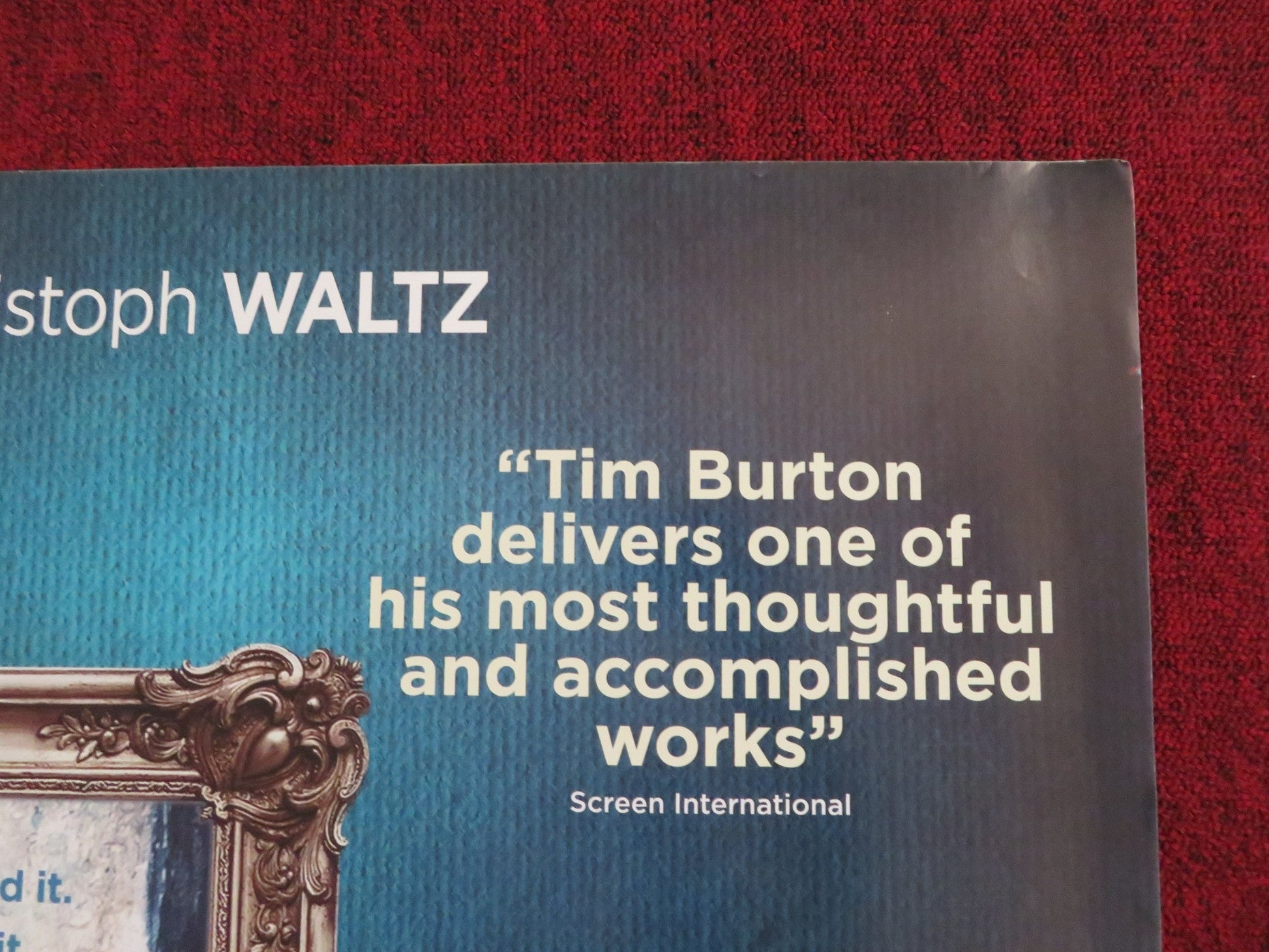 BIG EYES UK QUAD (30"x 40") ROLLED POSTER AMY ADAMS CHRISTOPH WALTZ 2014 Rendezvous Cinema Movie posters