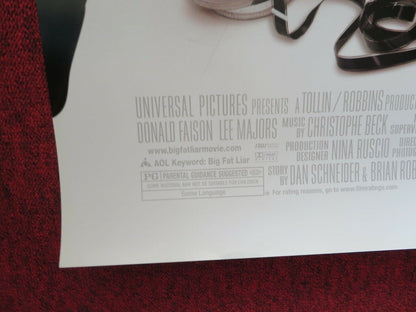 BIG FAT LIAR US ONE SHEET ROLLED POSTER PAUL GIAMATTI FRANKIE MUNIZ 2002 Movie posters