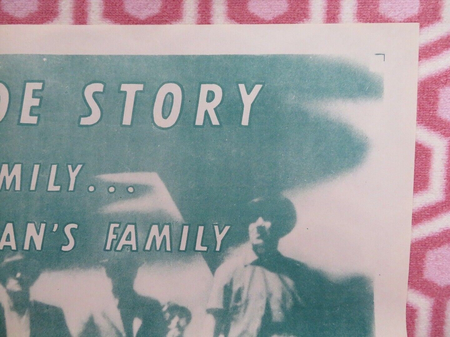 BIG GAMBLE / THE INSIDE STORY US ONE SHEET POSTER MARSHA HUNT 1954 Movie posters