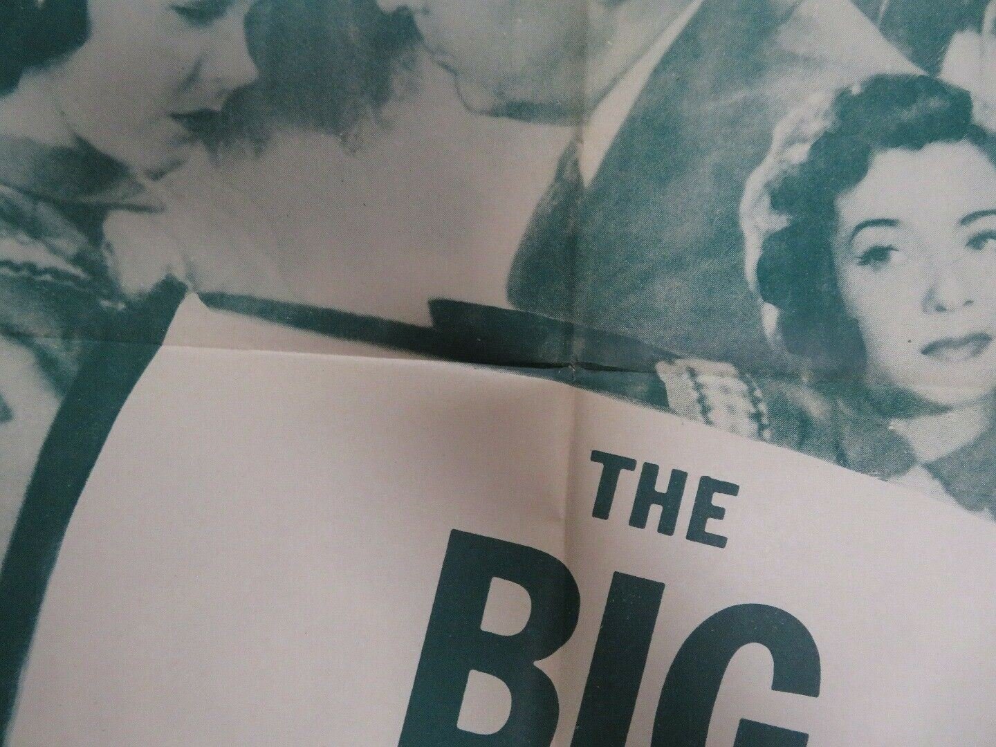 BIG GAMBLE / THE INSIDE STORY US ONE SHEET POSTER MARSHA HUNT 1954 Movie posters