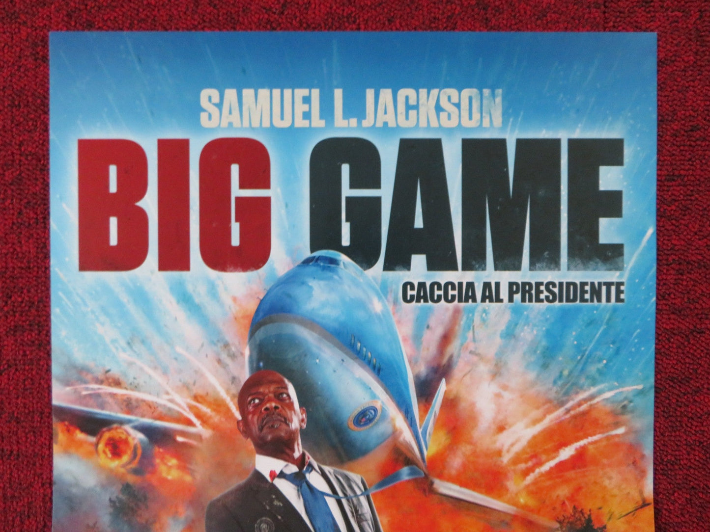 BIG GAME ITALIAN LOCANDINA POSTER SAMUEL L. JACKSON ONNI TOMMILA 2014 Rendezvous Cinema Movie posters