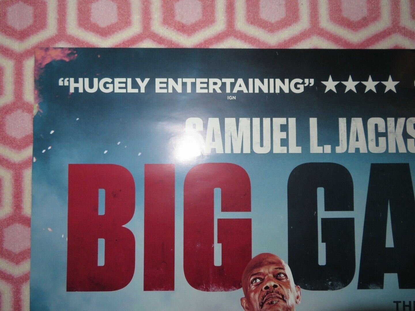BIG GAME UK ONE SHEET (27"x 41") ROLLED POSTER SAMUEL L.JACKSON 2014 Rendezvous Cinema Movie posters