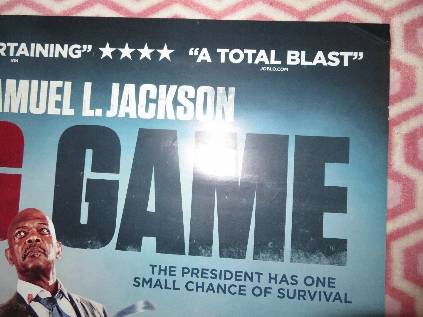 BIG GAME UK ONE SHEET (27"x 41") ROLLED POSTER SAMUEL L.JACKSON 2014 Rendezvous Cinema Movie posters