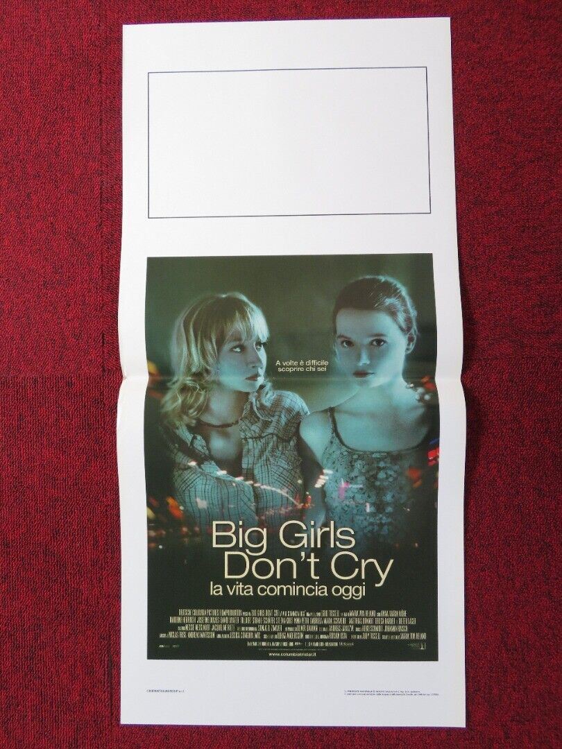 BIG GIRLS DONT CRY ITALIAN LOCANDINA (27.5"x13") POSTER ANNA MARIA 2002 Movie posters