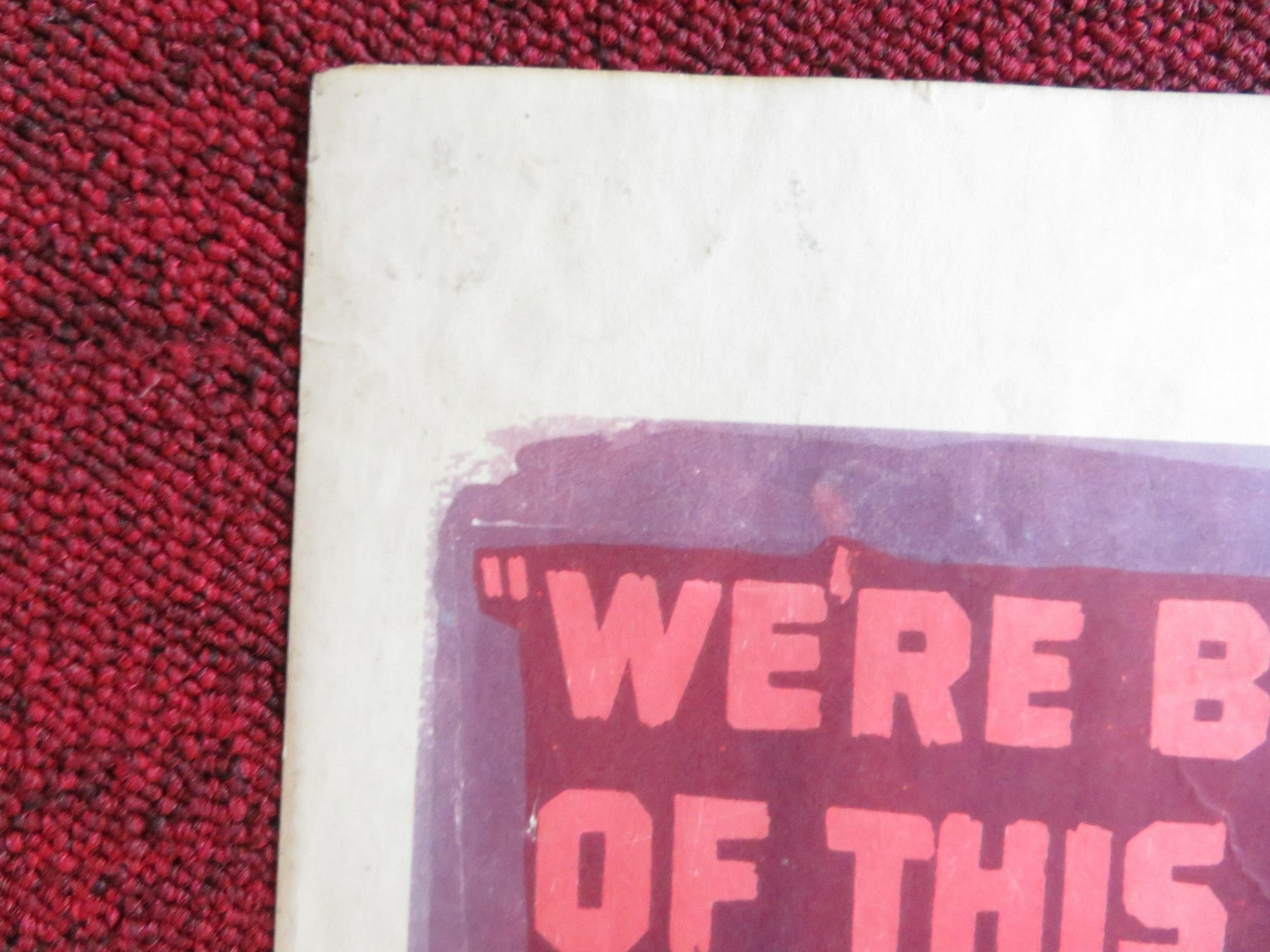 BIG HOUSE, U.S.A. US INSERT (14"x 36") POSTER B. CRAWFORD RALPH MEEKER 1955 Rendezvous Cinema Movie posters