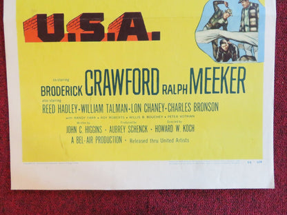 BIG HOUSE, U.S.A. US INSERT (14"x 36") POSTER B. CRAWFORD RALPH MEEKER 1955 Rendezvous Cinema Movie posters