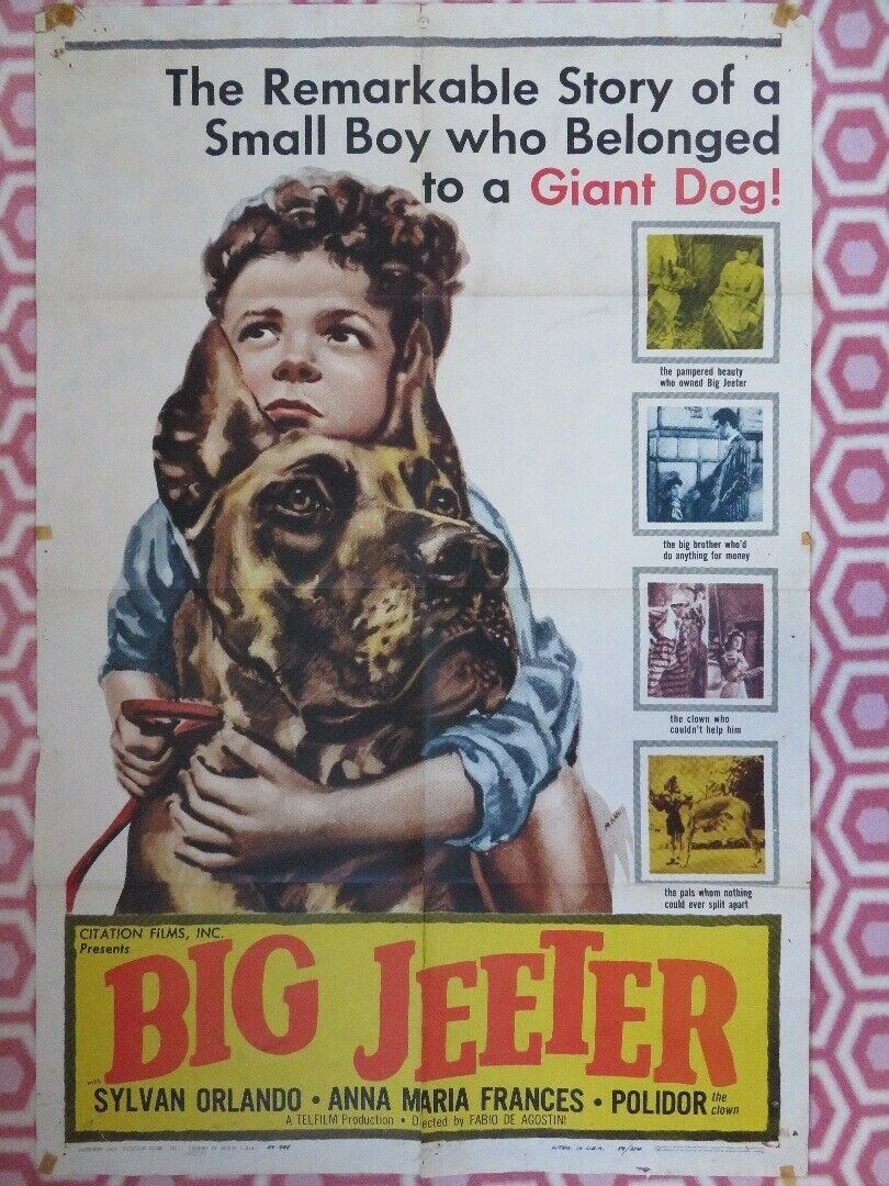 BIG JEETER / LAUTA MANCIA US ONE SHEET POSTER SYLVAN ORLANDO 1959 Rendezvous Cinema Movie posters