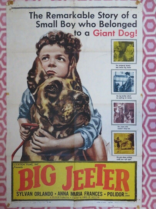 BIG JEETER / LAUTA MANCIA US ONE SHEET POSTER SYLVAN ORLANDO 1959 Rendezvous Cinema Movie posters