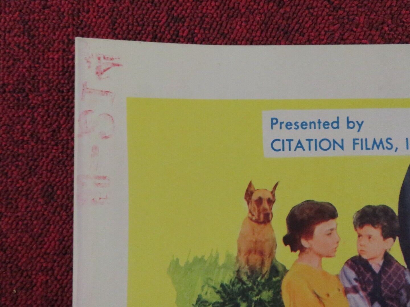 BIG JEETER US HALF SHEET (22"x 28") POSTER SYLVAN ORLANDO 1959 Movie posters