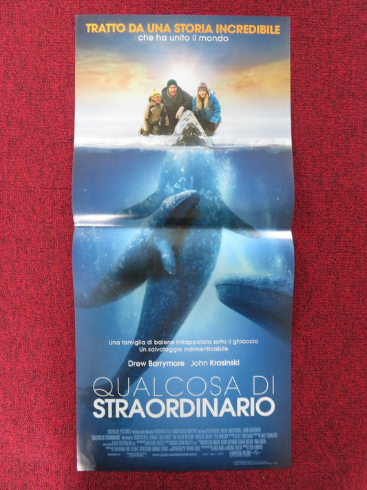 BIG MIRACLE ITALIAN LOCANDINA POSTER DREW BARRYMORE JOHN KRASINSKI 2012 Rendezvous Cinema Movie posters